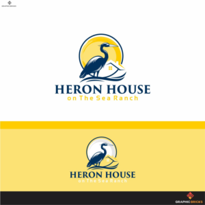 Heron House on The Sea Ranch | Logo Design by Graphic Bricks