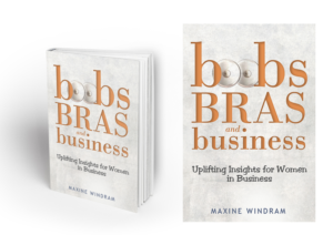 Boobs, Bras and Business | Book Cover Design by Tatlin