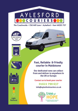 Aylesford Couriers/Aylesford Self-storage Awareness A5 leaflet | Diseño de Flyer por Brigitte Melissa B