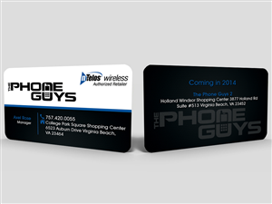 Business Card Design by Hardcore Design for Lewis LLC dba The Phone Guys | Design: #2801970