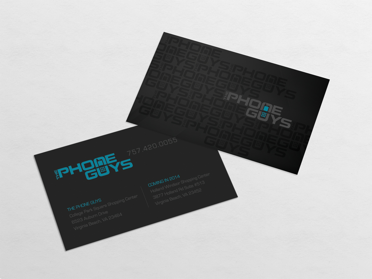 Business Card Design by diRtY.EMM for Lewis LLC dba The Phone Guys | Design #2800638