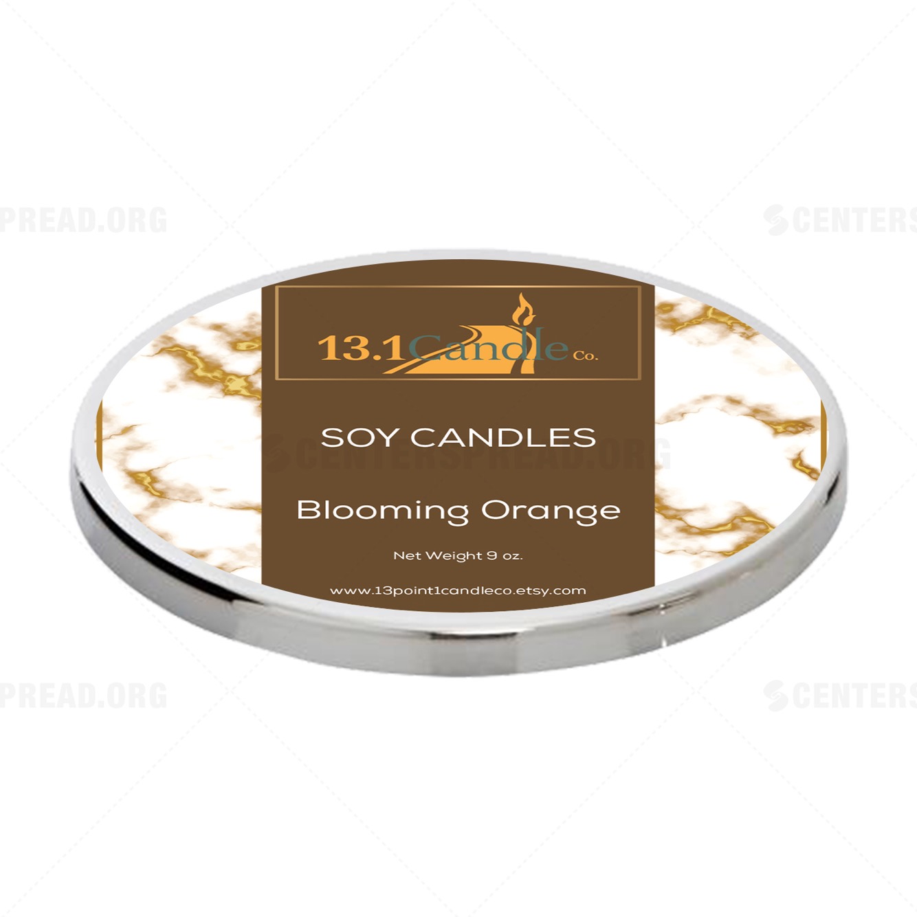 Label Design by CENTERSPREAD for 13.1 Candle Co. | Design #18334709