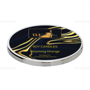Label Design by CENTERSPREAD for 13.1 Candle Co. | Design: #18334710