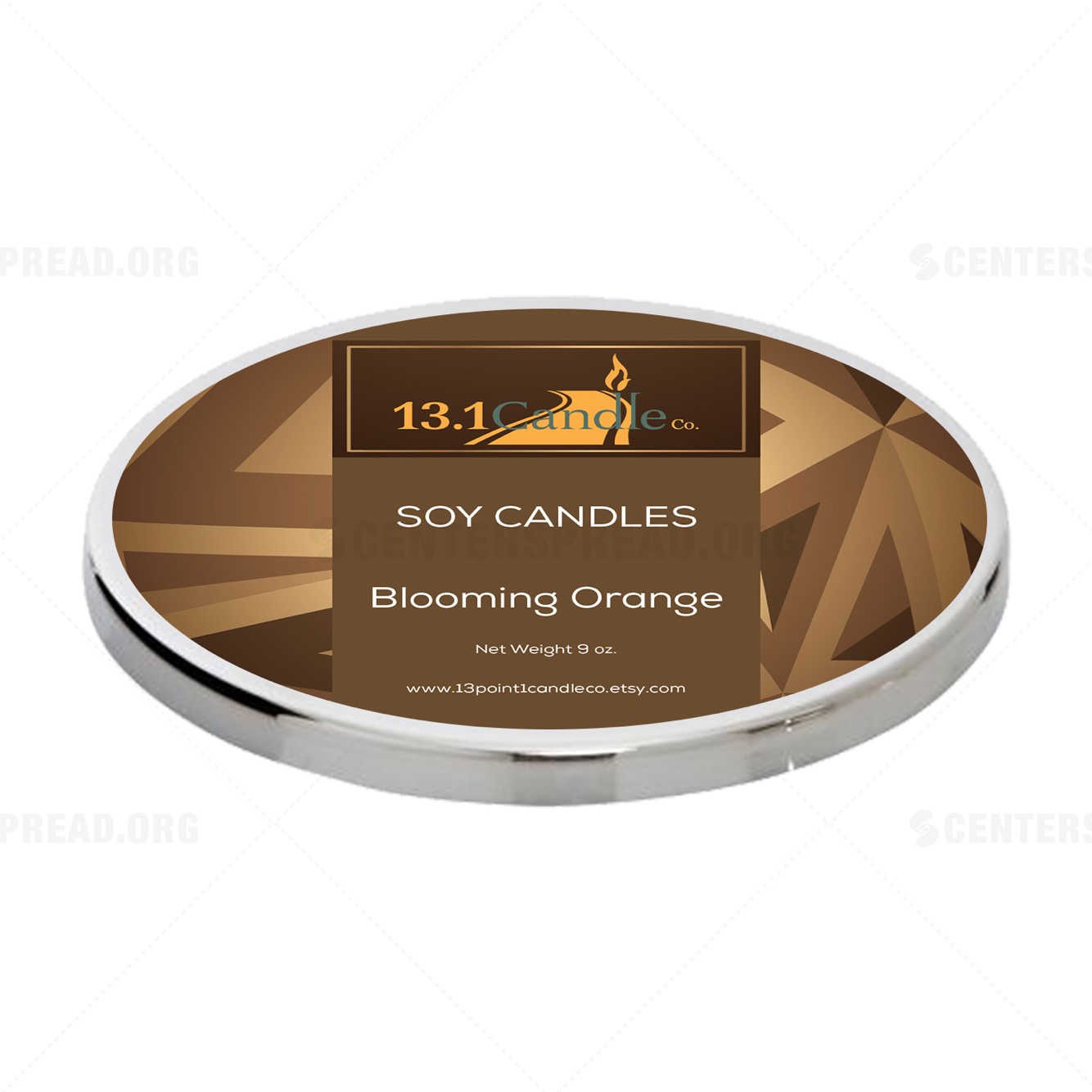 Label Design by CENTERSPREAD for 13.1 Candle Co. | Design #18334711