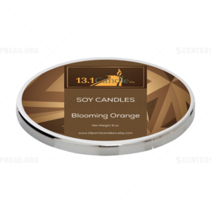 Label Design by CENTERSPREAD for 13.1 Candle Co. | Design: #18334711