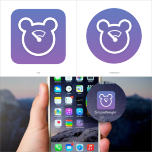 iOS/Android Weight Recording App Icon Design | Icon-Design von Scott Broughton