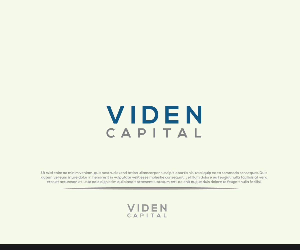 Logo Design by Niizam's for Viden Capital LLC | Design #18343637