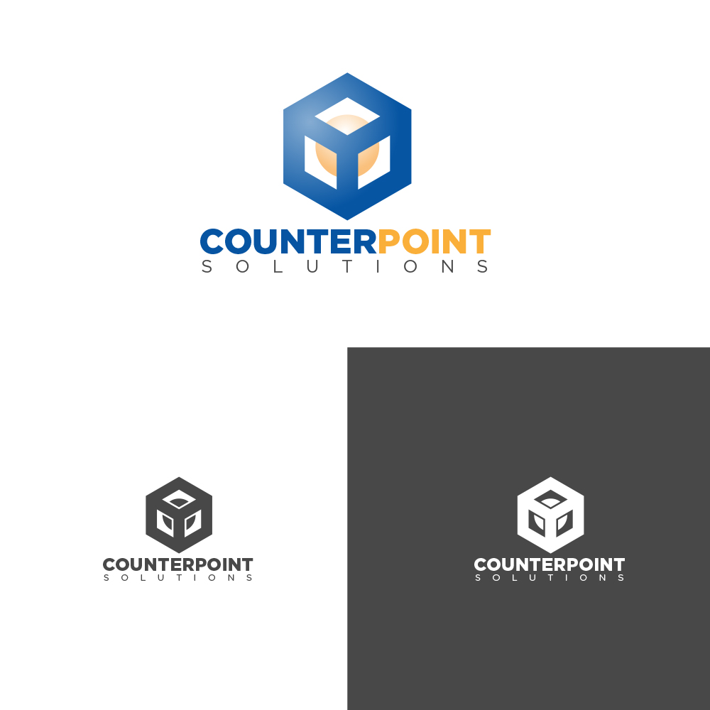 Logo Design by Dan Designs for CounterPoint Solutions | Design #18329629