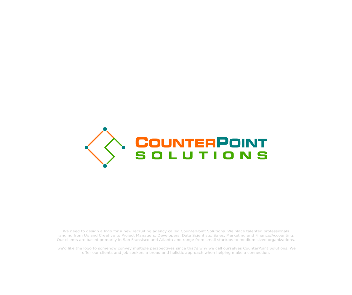 Logo Design by Riaper for CounterPoint Solutions | Design #18350232
