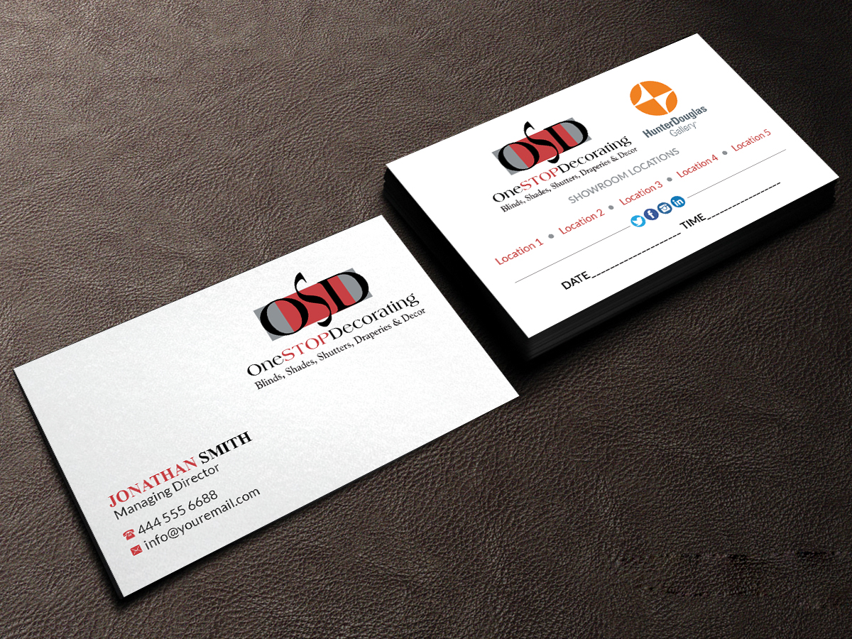 Business Card Design by Creations Box 2015 for this project | Design #18336962