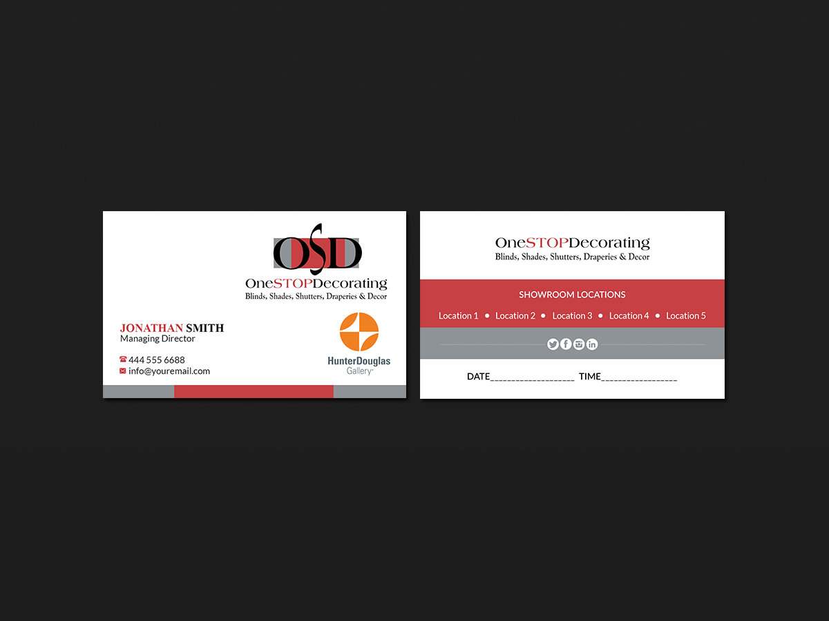 Business Card Design by Creations Box 2015 for this project | Design #18336963
