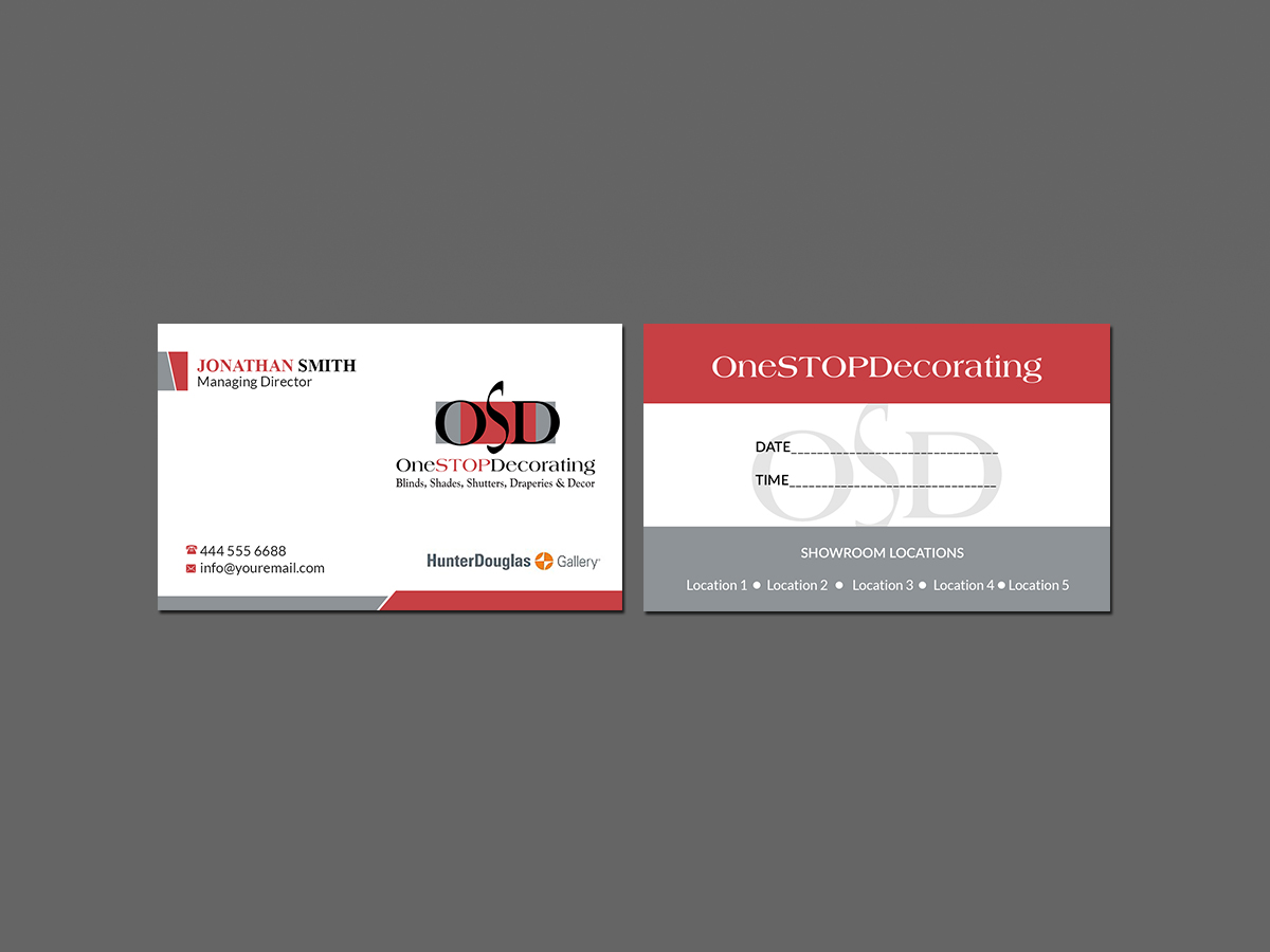 Visitenkarten-Design von Creations Box 2015 für dieses Projekt | Design #18340434