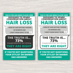 Stylist/Barber Standup Sign for Hair Regrowth Company | Flyer-Design von Katyas Art and Design
