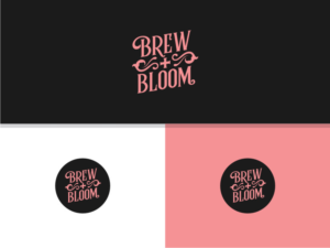 BREW+BLOOM | Logo Design by Atvento Graphics