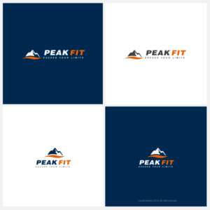 Peak Fit        Tagline below the logo - Exceed your limits | Logo Design by Alex Martin
