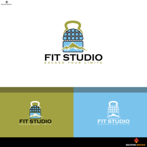 Peak Fit        Tagline below the logo - Exceed your limits | Logo Design by Graphic Bricks