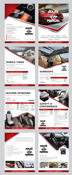 Adler & Mandel Price List for Dealers | Brochure Design by alex989