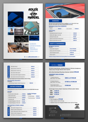 masculine elegant automotive brochure design for a company by