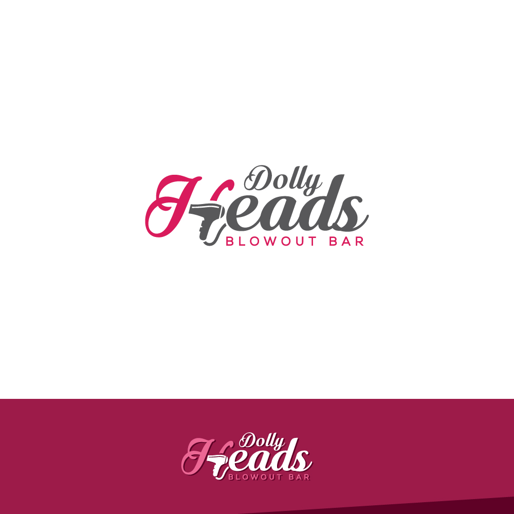 Logo Design by ecorokerz for Dolly Heads, LLC | Design #18465884