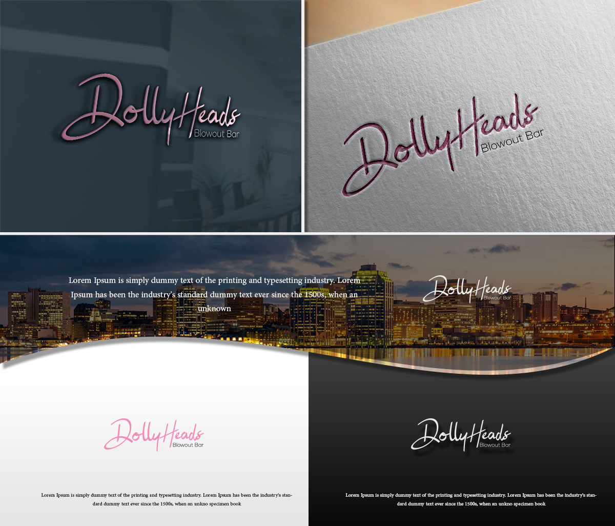 Logo Design by AbdulSalam 2 for Dolly Heads, LLC | Design #18402996