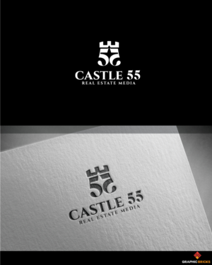 Castle 55 - Real Estate Media | Logo Design by Graphic Bricks