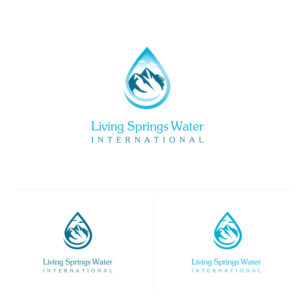 Living Springs Water International  | Logo Design by Ivelina Tsvetkova