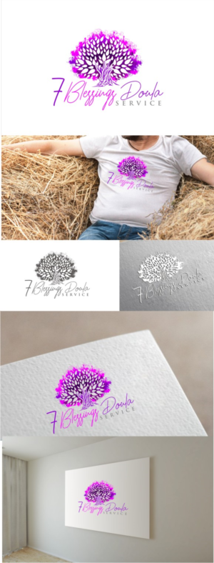 Logo Design by nutu for 7 Blessings Doula Service | Design: #18344923