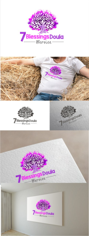 Logo Design by nutu for 7 Blessings Doula Service | Design: #18349889