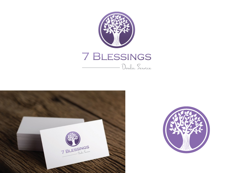 Logo Design by design1ny for 7 Blessings Doula Service | Design #18430031