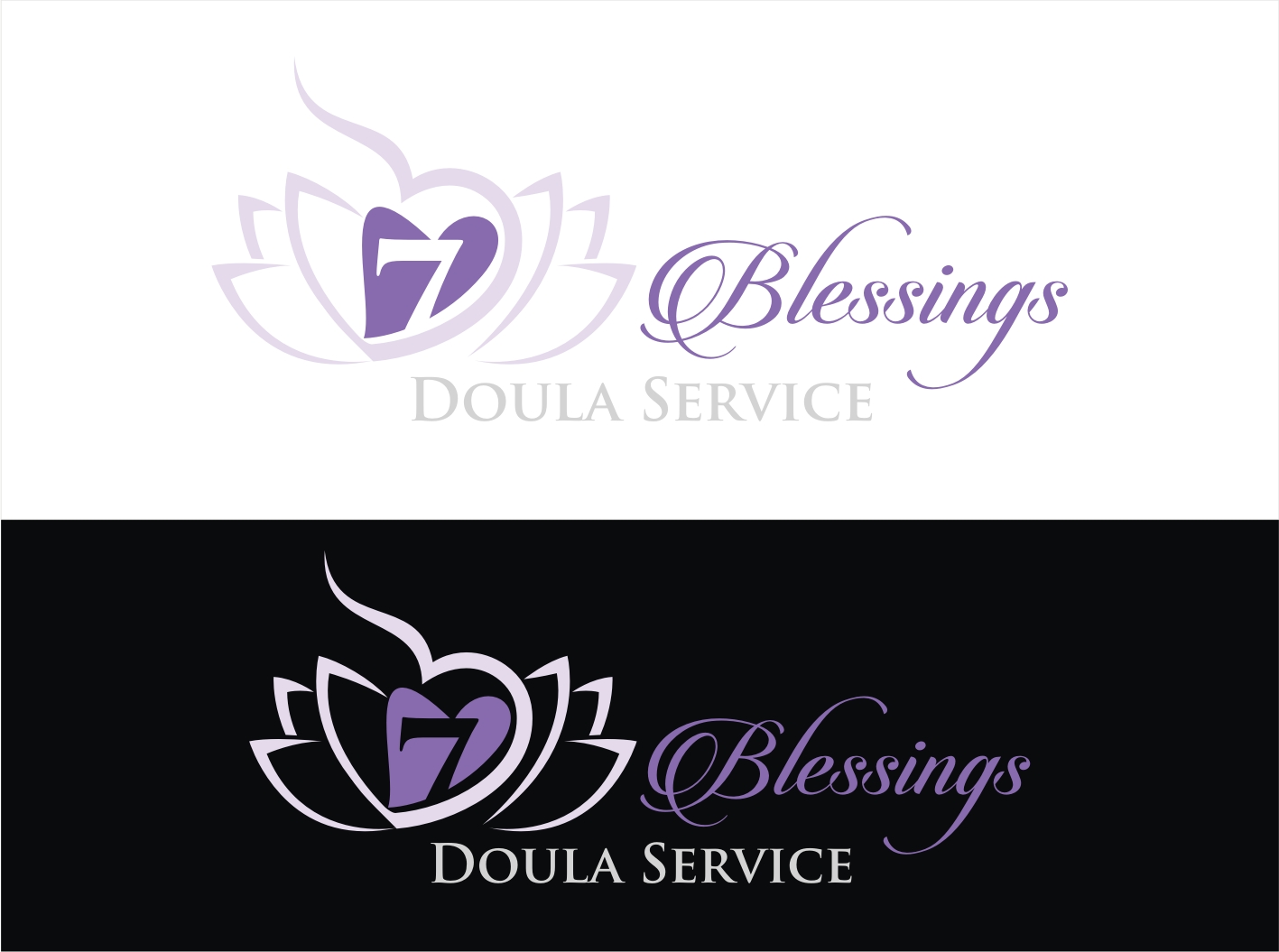Logo Design by Soul Light for 7 Blessings Doula Service | Design #18343193