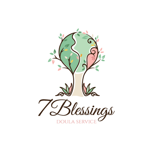Logo Design by dalia sanad for 7 Blessings Doula Service | Design #18368068