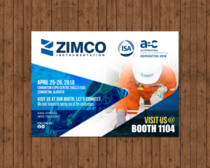 Zimco Trade Show Booth Announcement | Diseño de Flyer por chandrayaan.creative