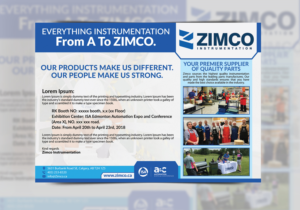 Diseño de Flyer por Dexter Solutions para Zimco Instrumentation Inc. | Diseño #18335083