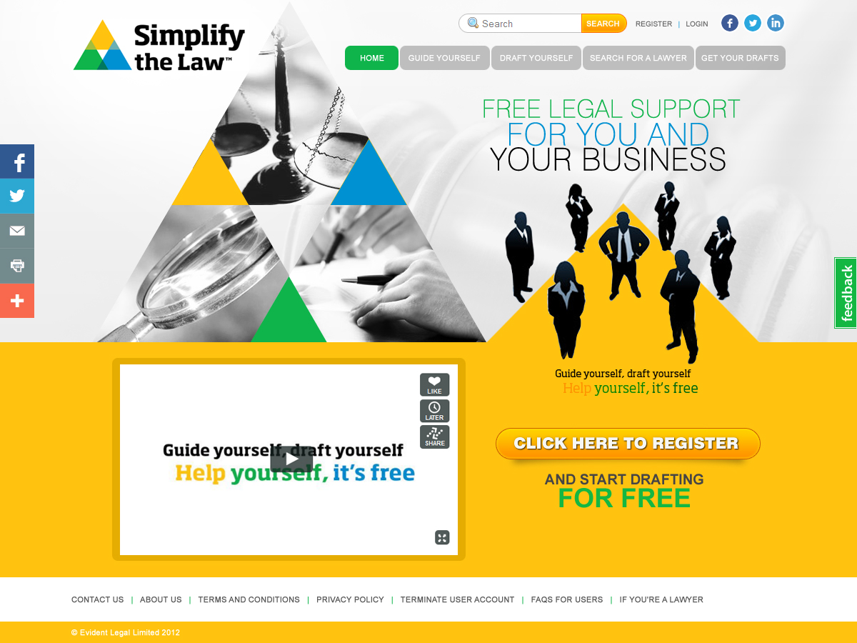 Web Design by ColorDrops for Evident Legal Limited | Design #2865585