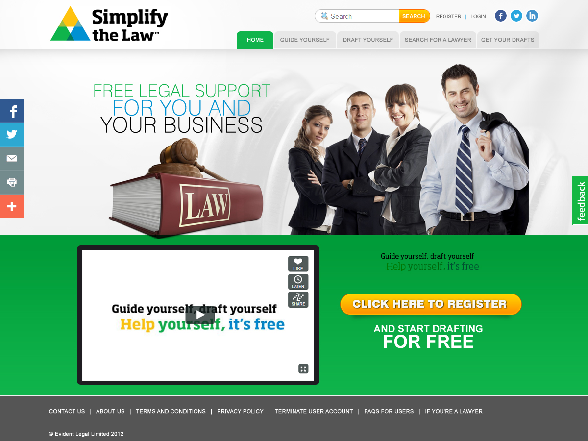 Web Design by ColorDrops for Evident Legal Limited | Design #2868483