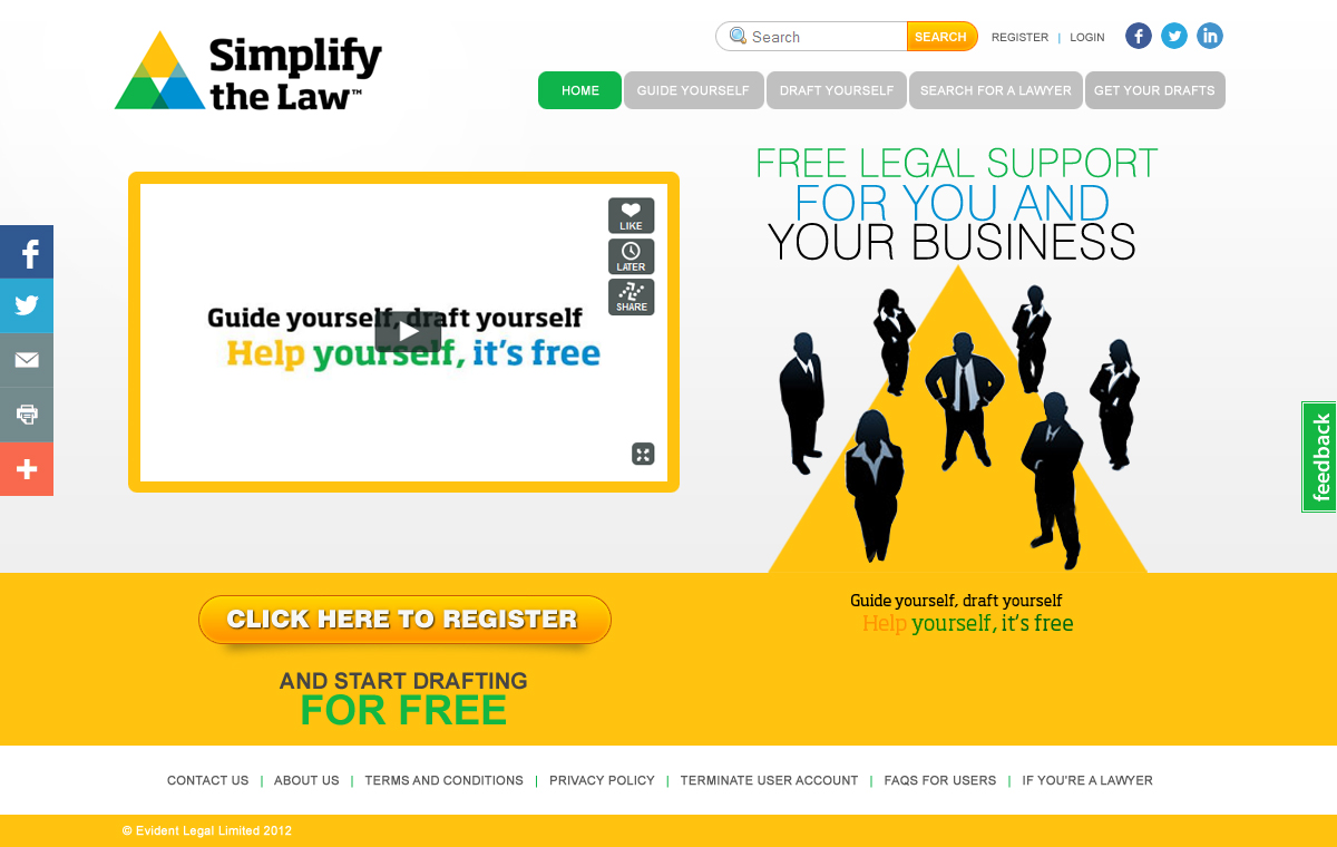 Web Design by ColorDrops for Evident Legal Limited | Design: #3192555