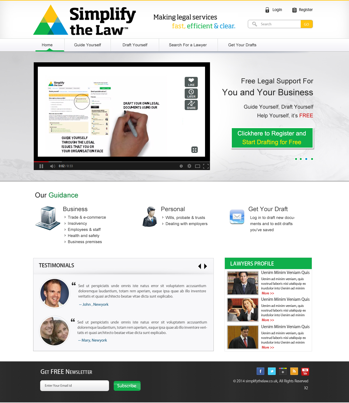 Diseño Web por pb para Evident Legal Limited | Diseño #2814240