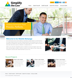 Web Design by pb for Evident Legal Limited | Design: #2814246