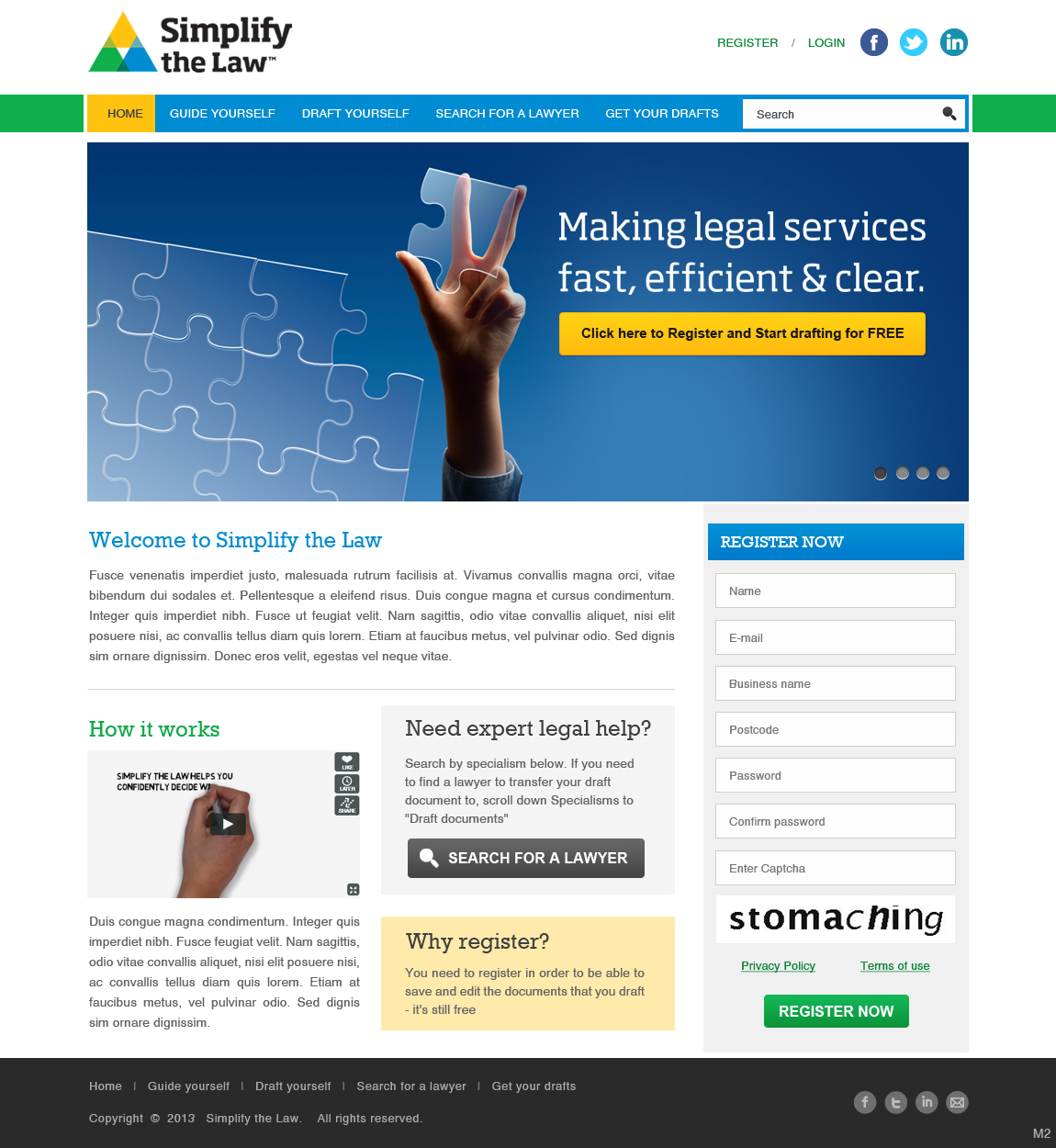 Web Design by pb for Evident Legal Limited | Design #2814247