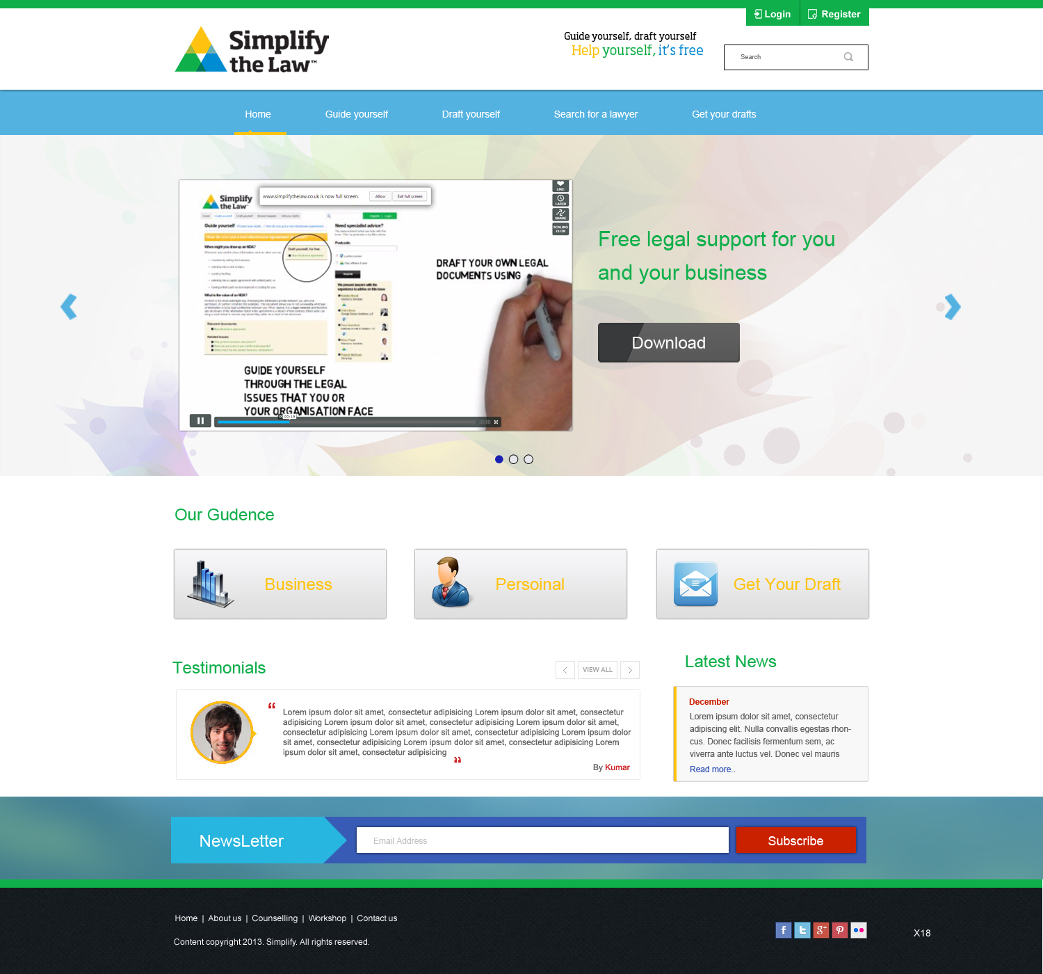 Web Design by pb for Evident Legal Limited | Design #2830562