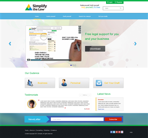 Web Design by pb for Evident Legal Limited | Design: #2830562