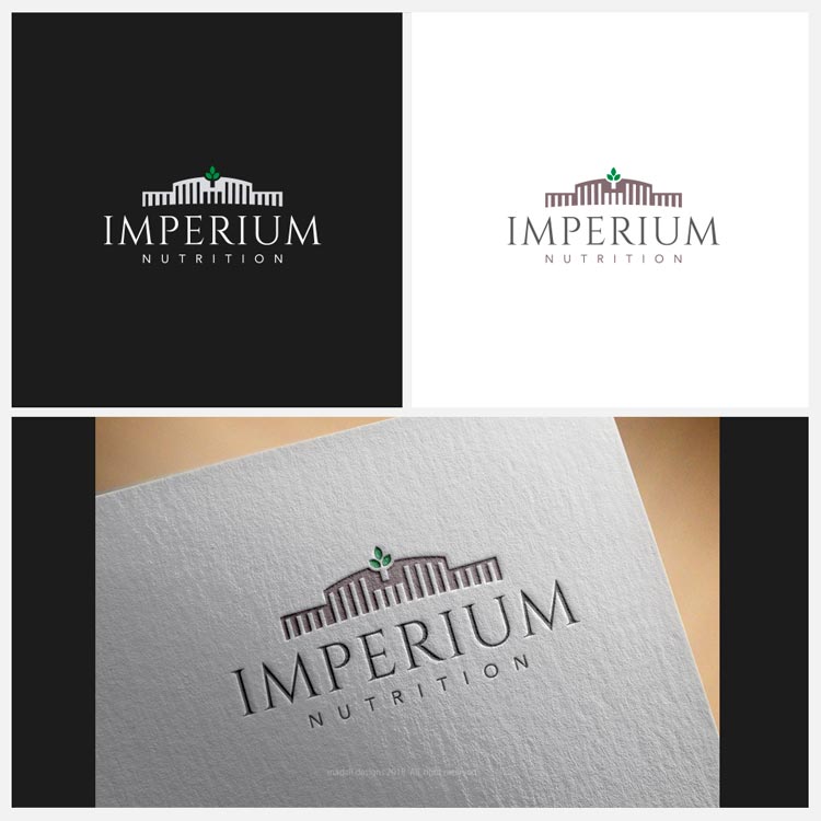 Logo Design by Alex Martin for Imperium Nutrition  | Design #18336567