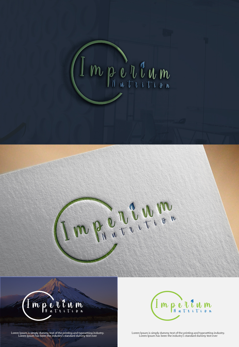 Logo Design by dr ghulam mustafa sahab for Imperium Nutrition  | Design #18366454
