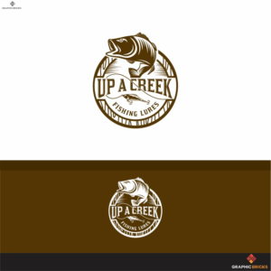 Up A Creek, Fishing Lures | Design de Logo par Graphic Bricks