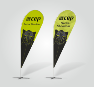 Beach Flag for a sport event | Diseño Gráfico por Maestroto