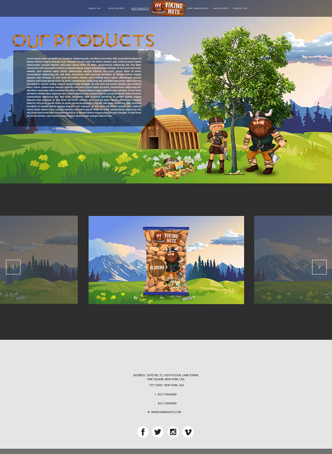 Diseño Web por CENTERSPREAD para Golden foods ApS | Diseño #18437191