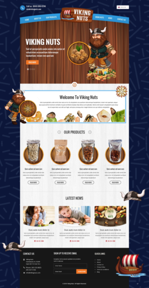 Diseño Web por pb para Golden foods ApS | Diseño: #18405364