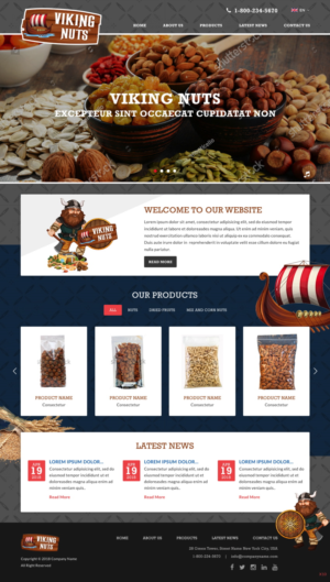Diseño Web por pb para Golden foods ApS | Diseño: #18413653