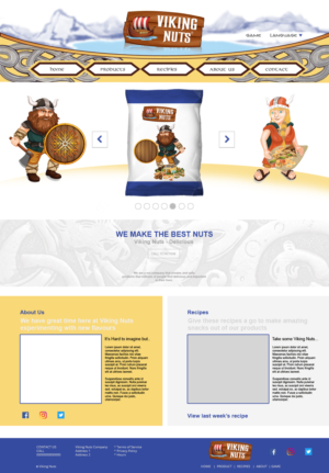 vikingnuts.com/ vikingnuts.dk/ vikingnuts.net * | Diseño Web por Designer Mate