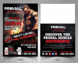 Direct mail post card 2 sided full color with images  | Diseño de Postal por SAI DESIGNS